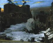George Wesley Bellows Pennsylvania Station Excavation oil painting on canvas